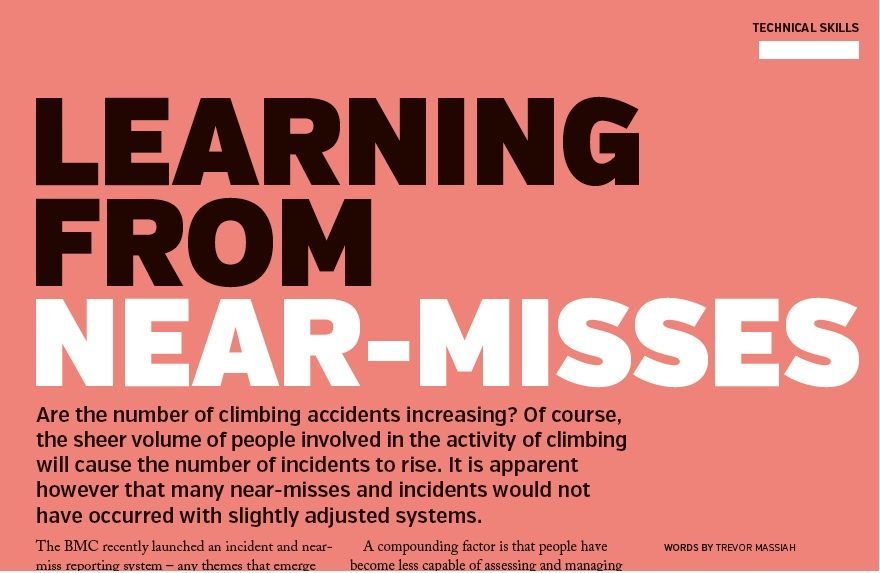 Learning from Near-Misses - Professional Mountaineer Summer 2020