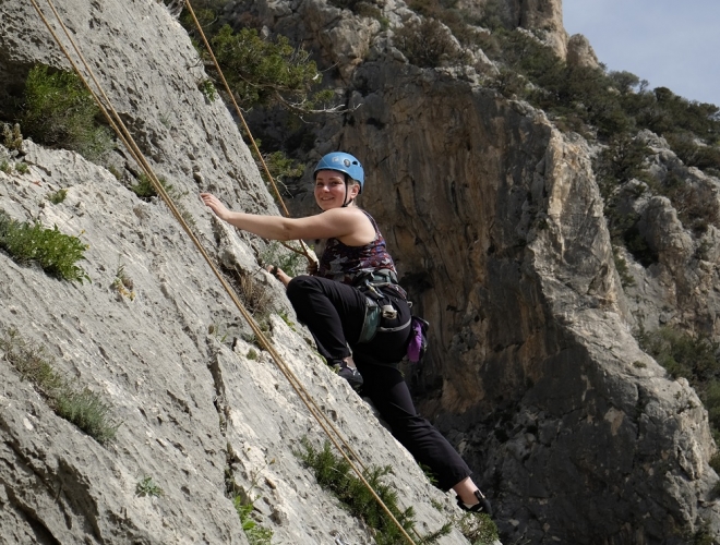 Rock Climbing in Sardinia .Rock Climbing Holidays Rock and Sun