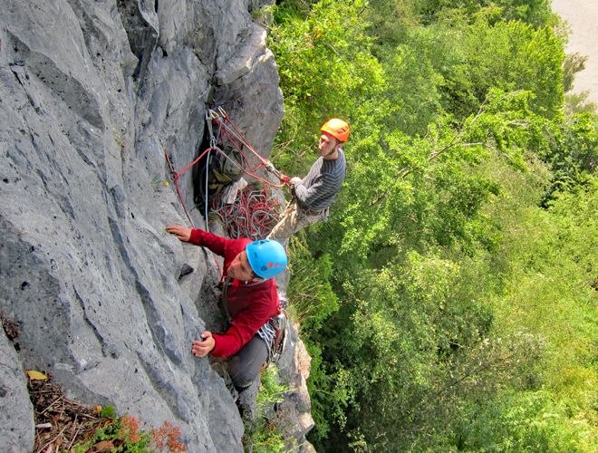 Rock & Sun Rock Climbing Holidays UK Wye Valley