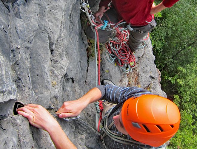 Rock & Sun Rock Climbing Courses Learn To Lead Trad