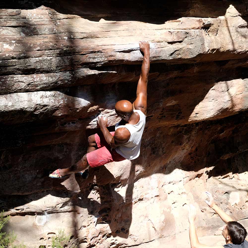 Bouldering in Albarracin