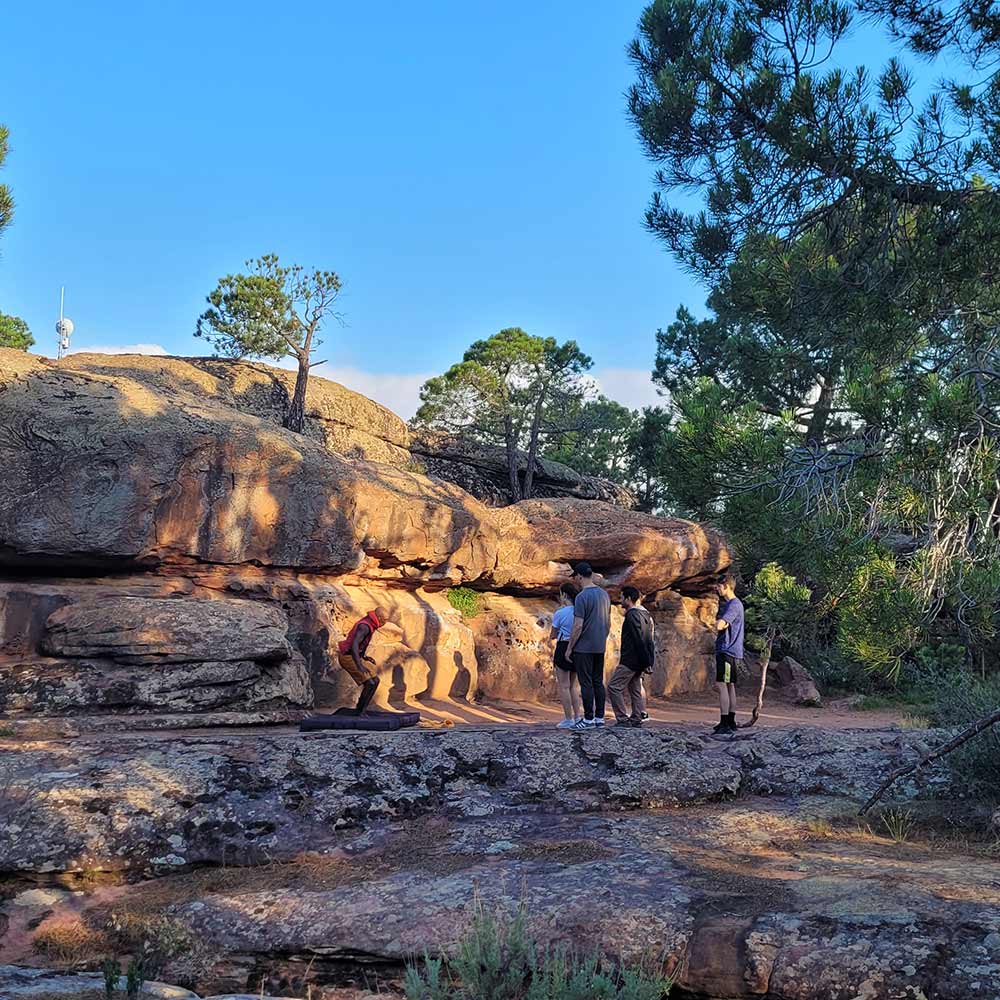 Bouldering in Albarracin