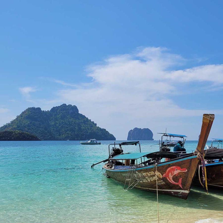 Boats Moored in Thailand