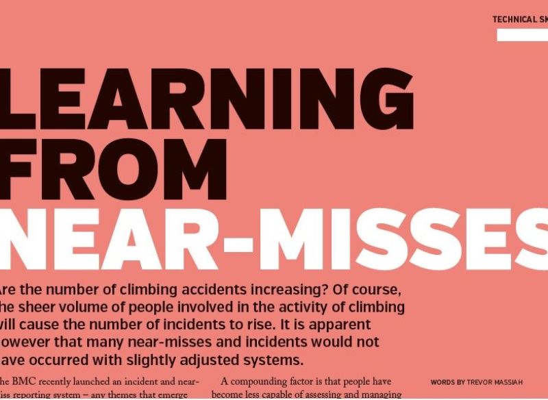 Learning from Near-Misses - Professional Mountaineer Summer 2020